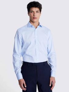 Рубашка Royal Oxford не требующая глажки с приталенным кроем Moss, Sky Blue
