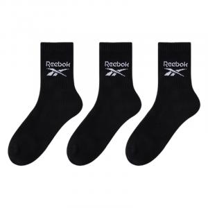 Универсальные баскетбольные носки 3 пары Reebok, черный