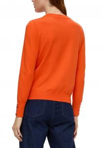 Джемпер MIT ZIERKNÖPFEN s.Oliver, оранжевый