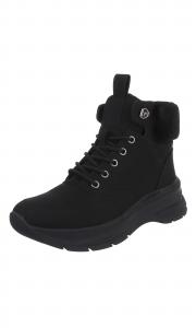 Ital-Design Черные шнурованные ботинки