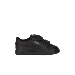 Кроссовки Smash 3.0 Leather Velcro Toddler Puma, черный