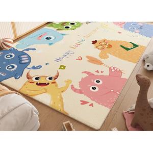 Budis Ковер 180х200 см BJ-279 Monster Tribe для гостиной/детской, моющийся, водонепроницаемый, устойчивый к загрязнениям