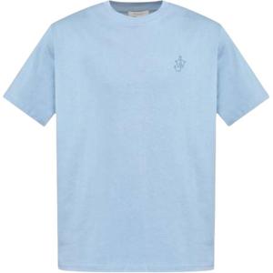 Футболка с вышивкой Anchor JW Anderson, синий