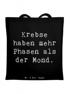 Mr. & Mrs. Panda Сумка-шоппер с надписью о стадиях развития рака, черного цвета