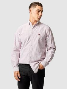 Хлопковая полосатая рубашка оксфорд с длинными рукавами Rodd & Gunn, Poppy