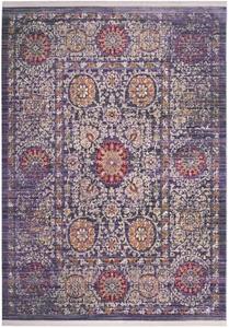 Ковер-дорожка SAFAVIEH, 84 x 244 см, Sutton Collection, Lavender & Ivory, дизайн Boho Oriental Distressed, без линьки и простой в уходе, идеален для помещений с высокой проходимостью в гостиной, спальне (SUT402F)