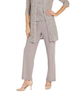 Нарядный комплект из 3 предметов с декоративными элементами в цвете таупе R&M Richards, Taupe