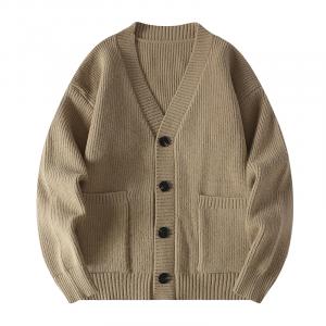 Кардиган Unisex V-образный вырез Moderate VanCamel, хаки