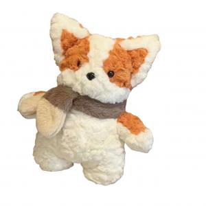 Шарф с милым сиба-ину и хаски, спокойной ночи щенок, плюшевые куклы корги высотой 35 см Ten Thousand Children's Music