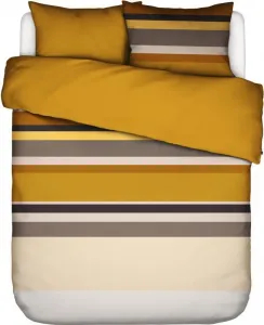 Постельное белье Satin Edith, цвет горчичный, размер 155x220+80x80 см AL Essenza