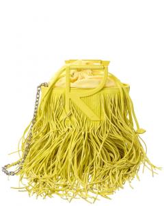 Миниатюрная замшевая сумка через плечо Roger Vivier Roger Vivier, желтый