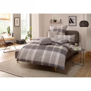 Постельное белье S.Oliver Tabea на молнии, серый