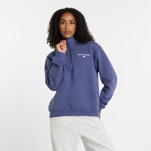 Рубашка из флиса с молнией до середины бедра New Balance, цвет dream state (wt51516dre)