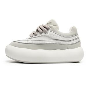 Дышащие низкие повседневные туфли, увеличивающие рост, унисекс WEISHIBANGWEI, White