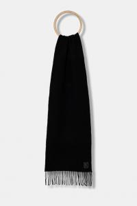 Шерстяной шарф Calvin Klein, черный