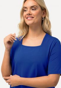 Базовая футболка CARREE AUSSCHNITT HALBARM Ulla Popken, цвет Mottled Dark Blue