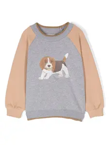 Толстовка с вышивкой Patachou, серый