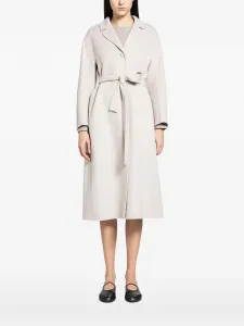 Расклешенное шерстяное пальто 'S Max Mara, бежевый