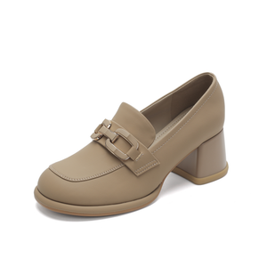 Повседневные однобортные туфли женские JOSINY, Khaki