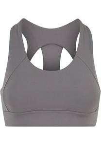 Бюстье Urban Classics Ladies Sports Bra, серый