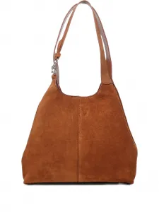 Сумка-шоппер с кольцевой деталью Coccinelle, коричневый