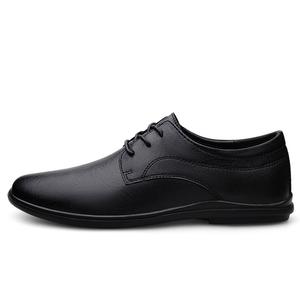 Dunnu Кожаные повседневные туфли унисекс черные, цвет Black