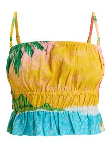 ROXY Топ 'Atlas Palmy Daze' в цвете Curry