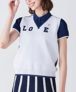 Сетчатый жилет на спине Archivio, цвет White X Navy (196)