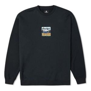 Свитер counter climate graphic crew sweatshirt asia sizing 'black' Converse, черный