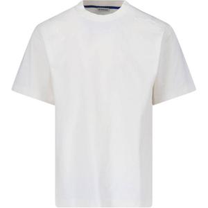 Футболка с мотивом рыцаря-всадника Burberry, белый