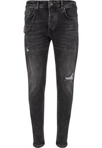 Джинсы узкого кроя 2Y Premium, черный деним