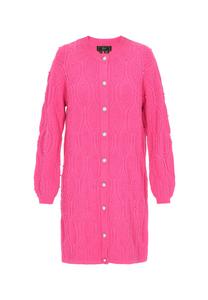 Вязаный кардиган faina, светло-розовый