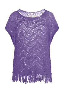 Тонкий вязаный свитер IZIA Sweater, фиолетовый