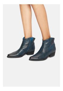 Кожаные ботильоны Felmini, синий