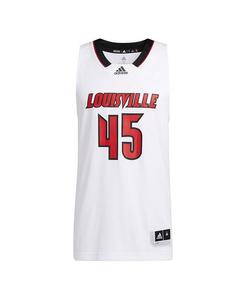 Мужская белая баскетбольная майка Louisville Cardinals Swingman adidas, белый