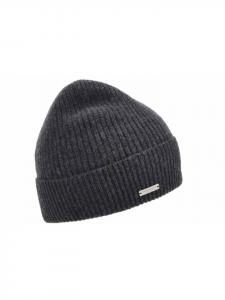 вязаная шапка серого цвета Seeberger