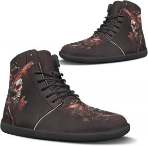 Женские походные кроссовки с узором «Огненная машина», спортивная обувь для активного отдыха, прогулок и бега по тропам Pugasmiru, Butterfly Skull