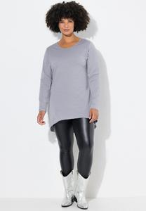 Топ с длинными рукавами BEQUEME PASSFORM RUNDHALS  Angel of Style, серый