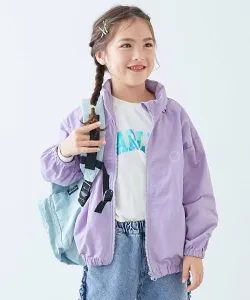 Ветровка из водоотталкивающего нейлона со складным капюшоном. Детская одежда. Весна/Лето 2026 Devirock, цвет 007-G Lilac