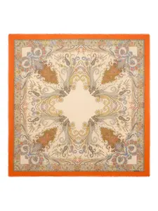 Шаль с цветочно-пейсли узором Etro, нейтральный