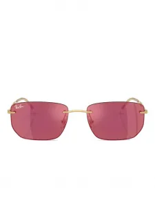 Солнцезащитные очки в квадратной оправе Ray-Ban, золотой