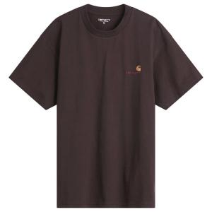 Футболка с американским шрифтом Carhartt Wip, Palisander