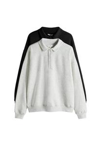 Толстовка THE SET 2 PACK RUGBY , Black Grey Marl/Black