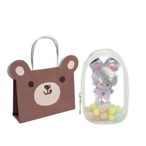 Сменная хлопковая кукла плюшевая кукла высота 35см Fluffy bear