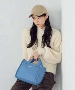 Мини-сумка из холста Mono Comme Ca, цвет Blue