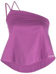 Société Anonyme топ на одно плечо, фиолетовый