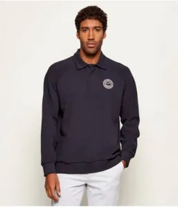 Поло SW_Join relaxed fit Boss Green, темно-синий