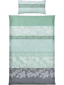 Микрофибровый сатин, постельное белье из микрофибры мятно-серого цвета REDBEST, 135x200 см (80x80 см)