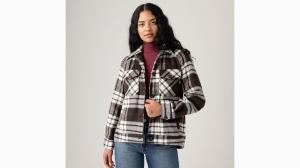 Куртка-рубашка с рукавами реглан Levi's, Tawny Port Plaid - Red