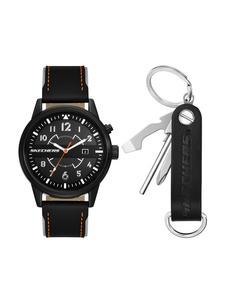 Мужские аналоговые полиуретановые часы Skechers SR8505, цвет Black